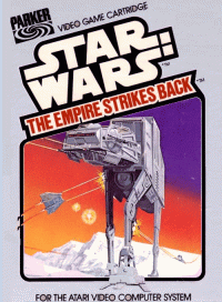 Star Wars The Empire Strikes Back Atari 2600 US box art